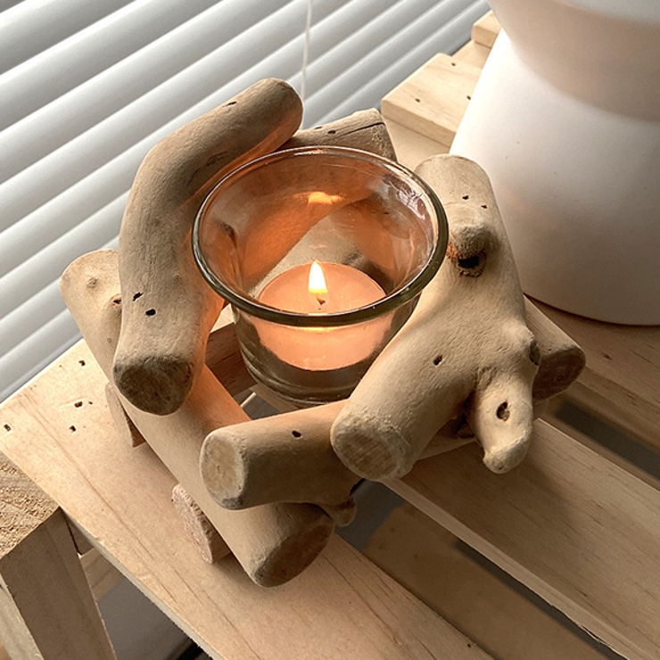 50546】 伊万里 蝋燭たて 江戸 / Candle Holder / Edo | 古道具