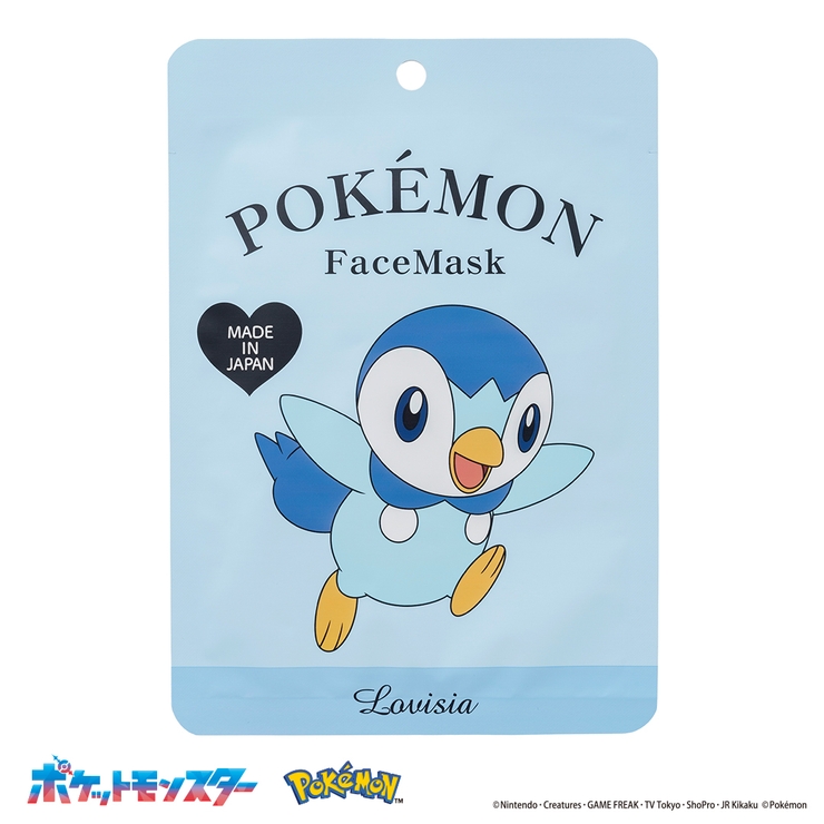 02Lovisiaポケモンフェイスマスク ポッチャマ | Lovisia公式ショップ | 詳細画像3 