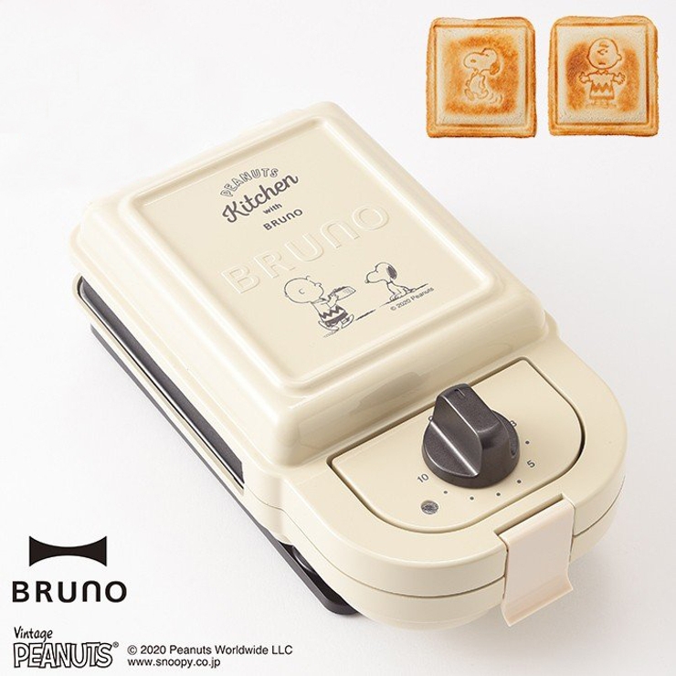 スヌーピー×BRUNO ホットサンドメーカー シングル[品番：UDOW0000770