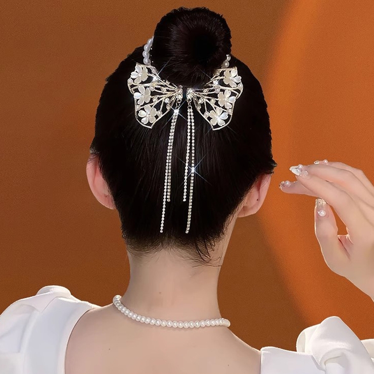 ヘアクリップ はな ゆらゆらチェーン付き | LTL | 詳細画像4 