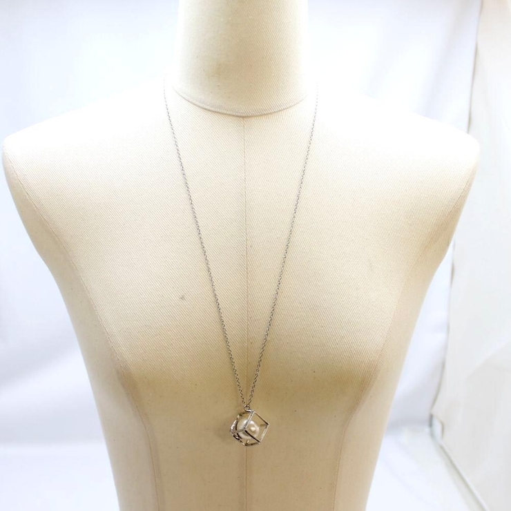 新品 lunolumo ボールモチーフ ネックレス2連＆ピアスセット イタリア 