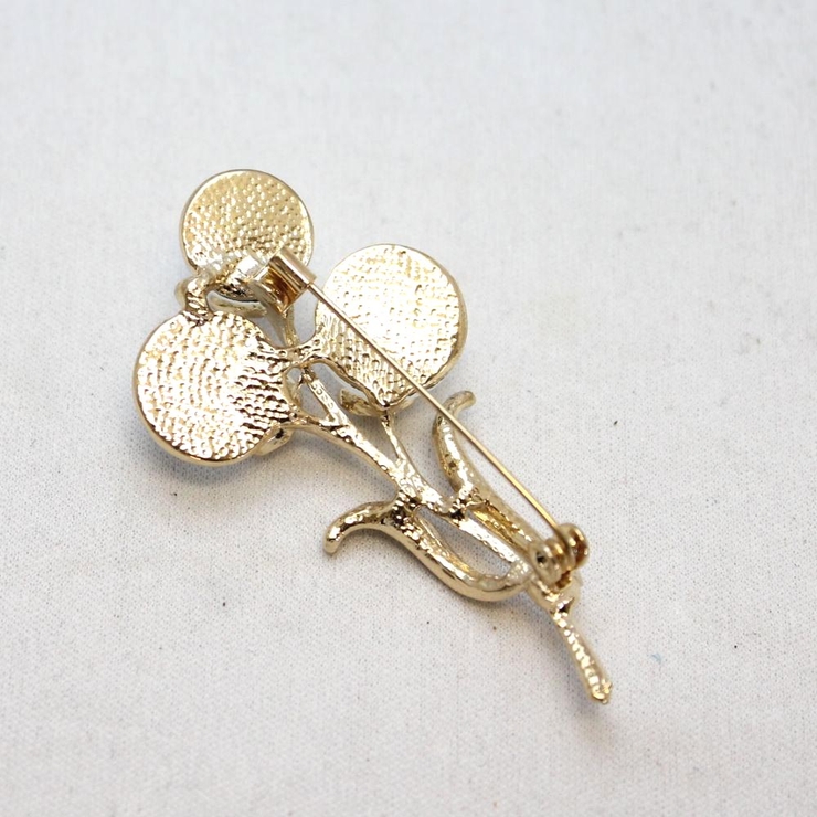 ビジュフラワーのキラキラブローチ | lunolumo | 詳細画像3 