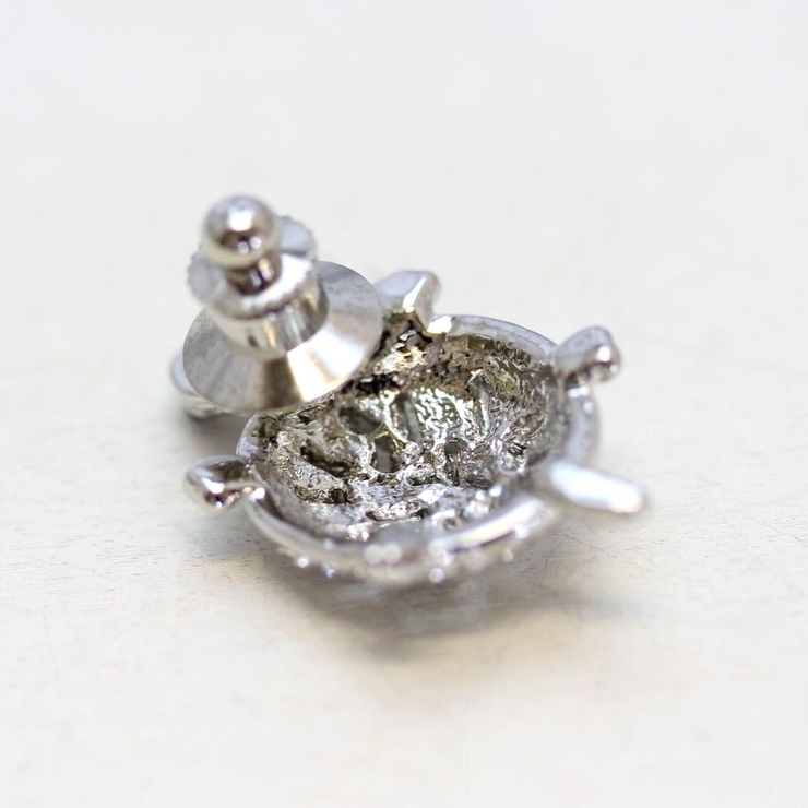 シルバーカラーのかめピンブローチ | lunolumo | 詳細画像3 