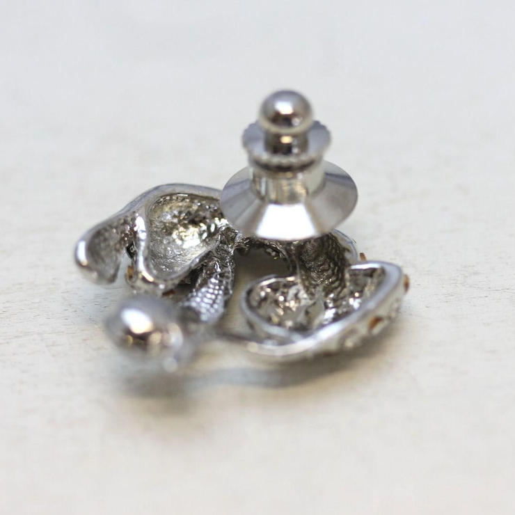 ダックスフントのキラキラピンブローチ | lunolumo | 詳細画像3 