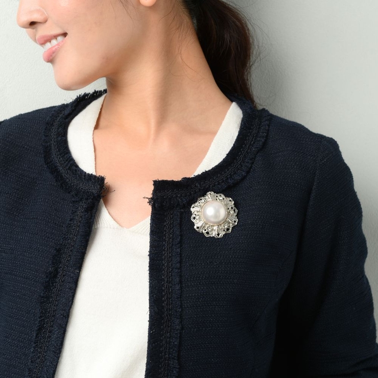 ブローチ パール 大きめ | lunolumo | 詳細画像3 