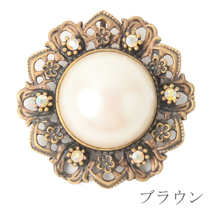 ブローチ パール 大きめ | lunolumo | 詳細画像4 