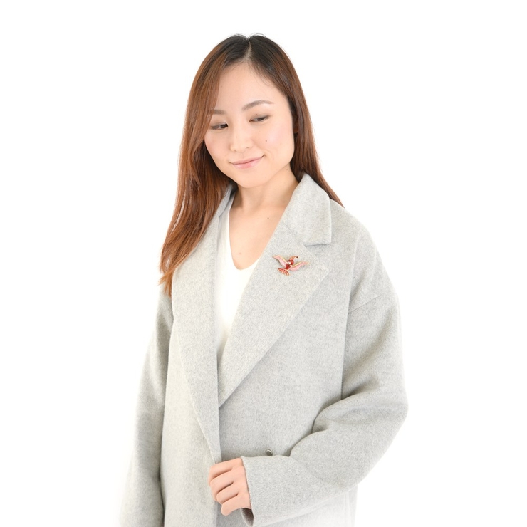 羽ばたきバードのブローチ | lunolumo | 詳細画像2 