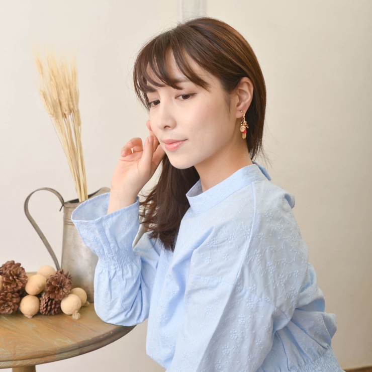 タッセルのエスニックピアス | lunolumo | 詳細画像2 