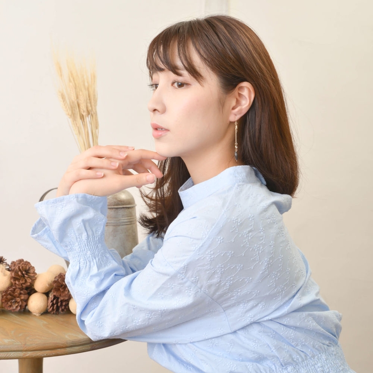 SALE カラーストーンのロングピアス | lunolumo | 詳細画像2 