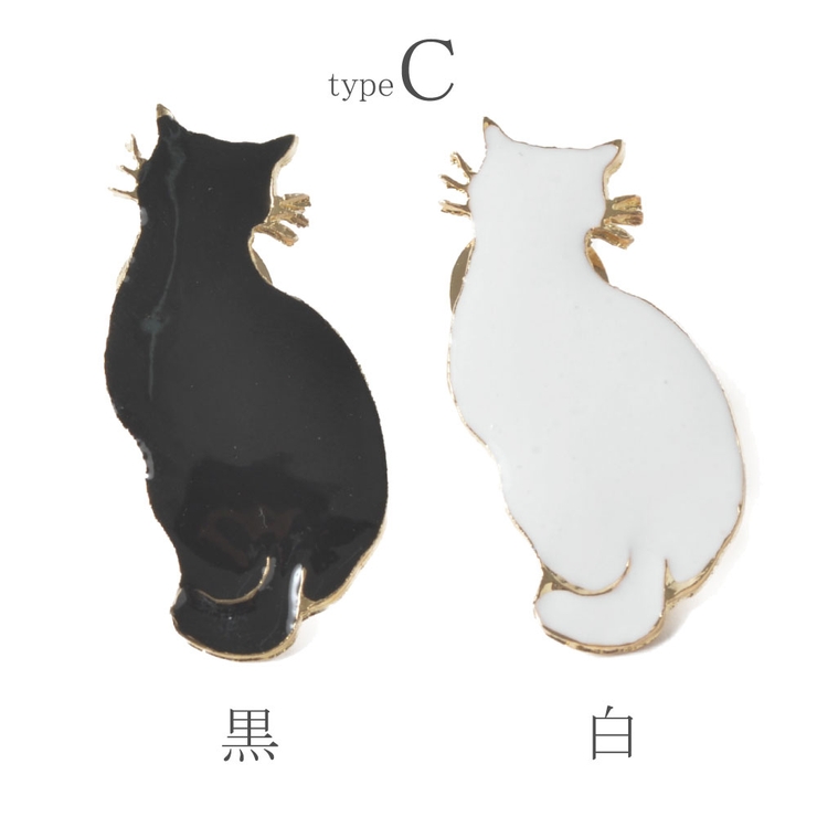 ラペルピン 猫 ピンバッチ | lunolumo | 詳細画像10 