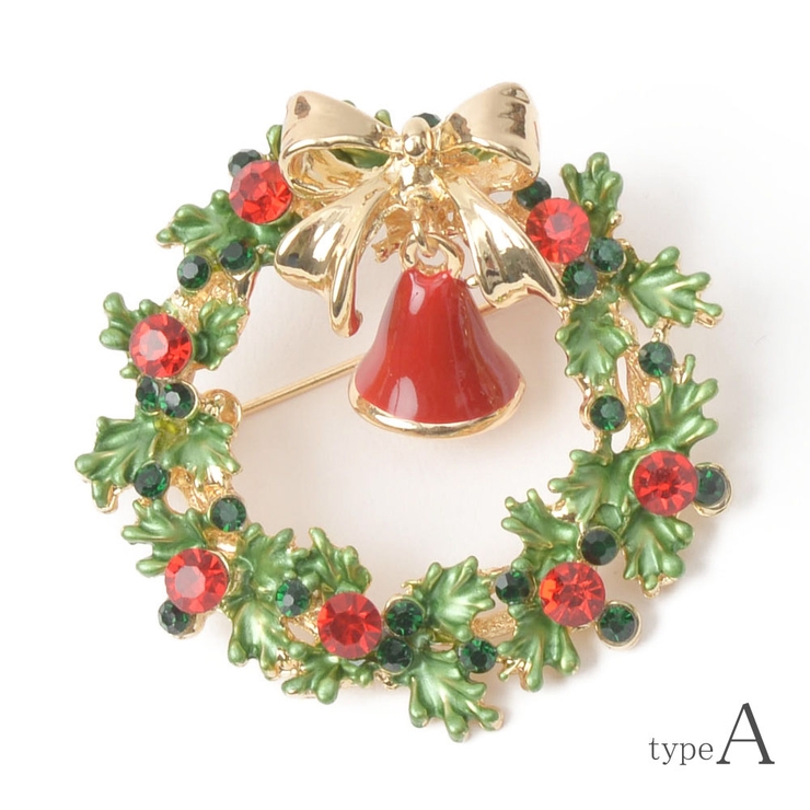 クリスマス ブローチ クリスマスリース 品番 Lnla Lunolumo ルーノルーモ のレディースファッション通販 Shoplist ショップリスト