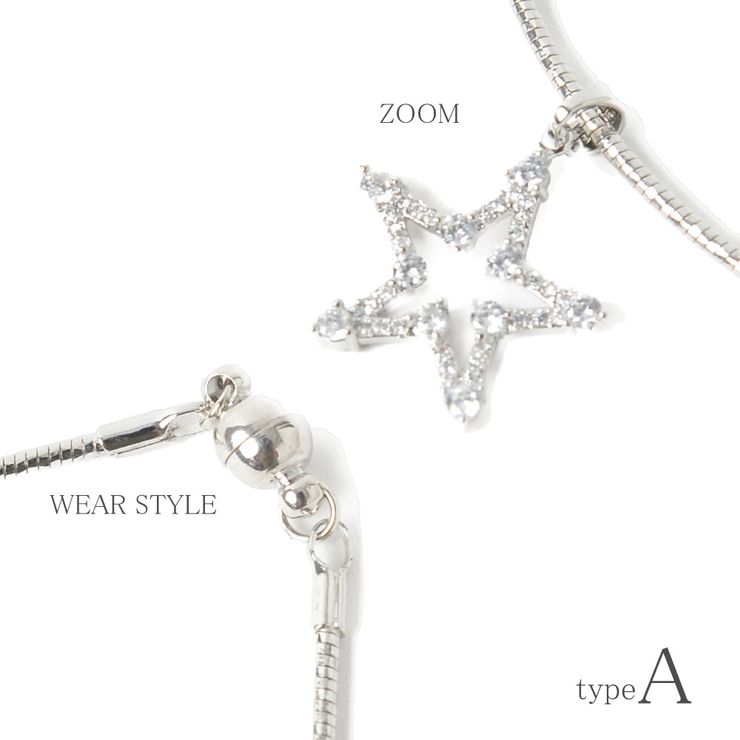 ネックレス キュービックジルコニア 星 | lunolumo | 詳細画像3 