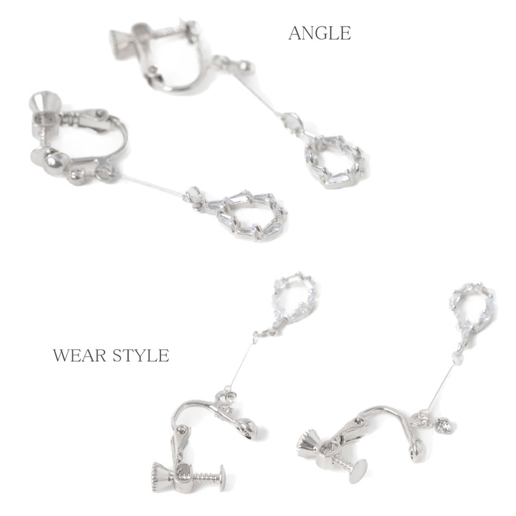 イヤリング レディース キュービックジルコニア | lunolumo | 詳細画像3 