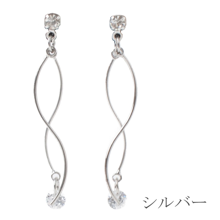 ピアス キュービックジルコニア ゴールド | lunolumo | 詳細画像7 