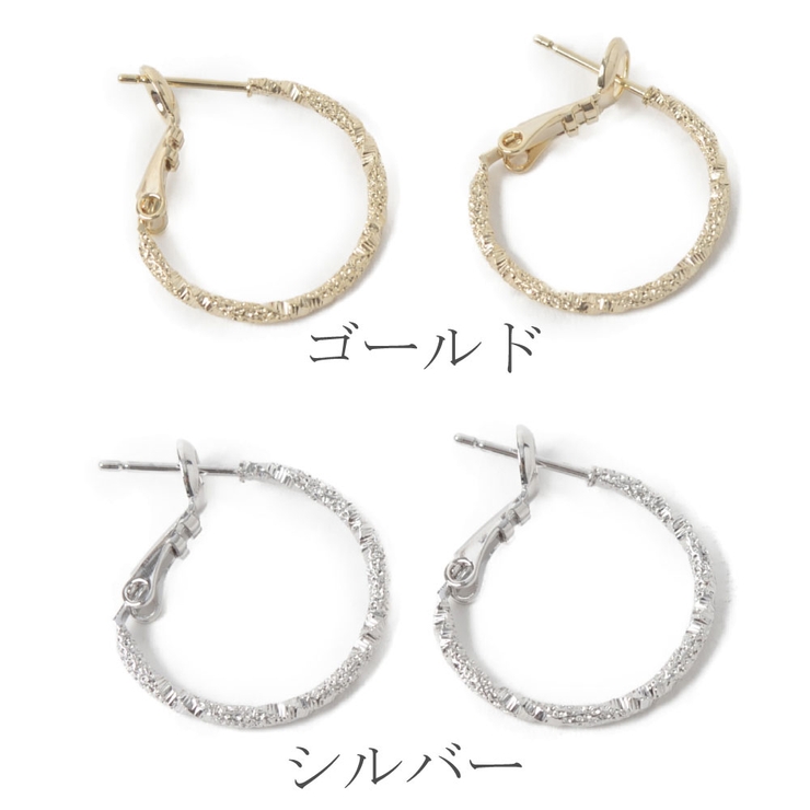 SALE フープピアス メタル | lunolumo | 詳細画像2 