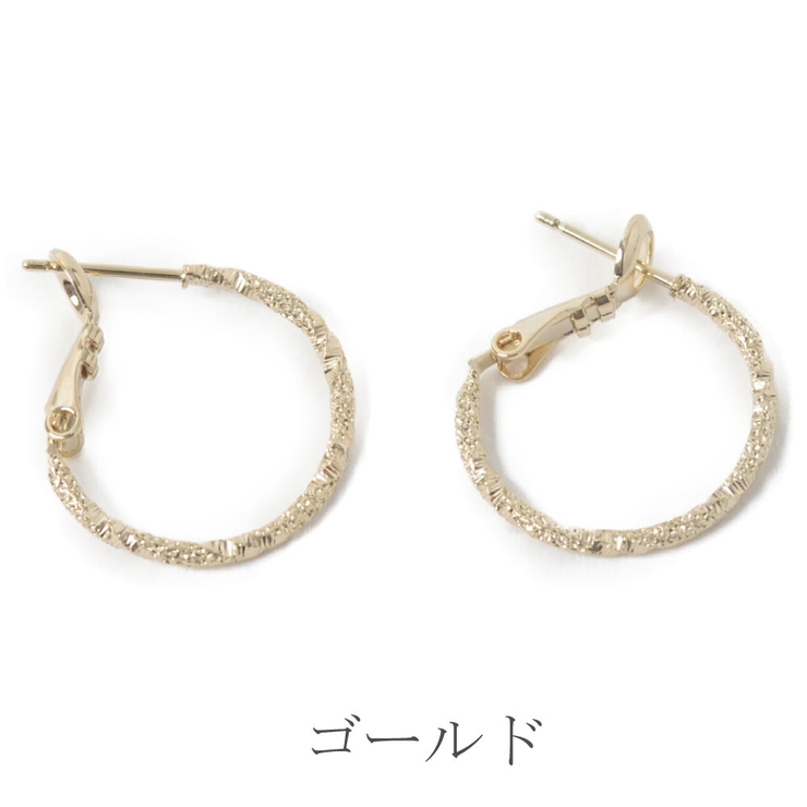 SALE フープピアス メタル | lunolumo | 詳細画像6 