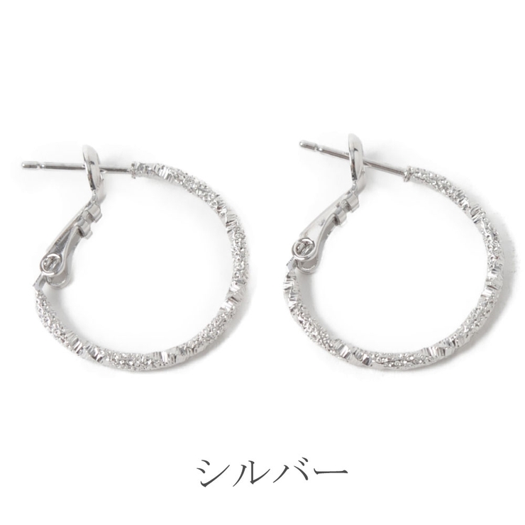 SALE フープピアス メタル | lunolumo | 詳細画像7 