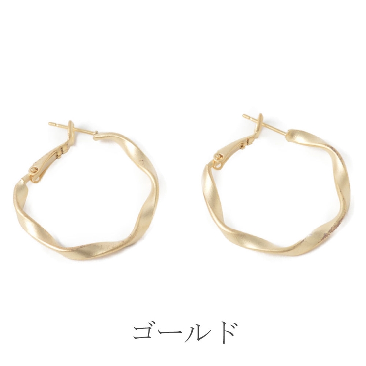 SALE フープピアス メタル | lunolumo | 詳細画像6 