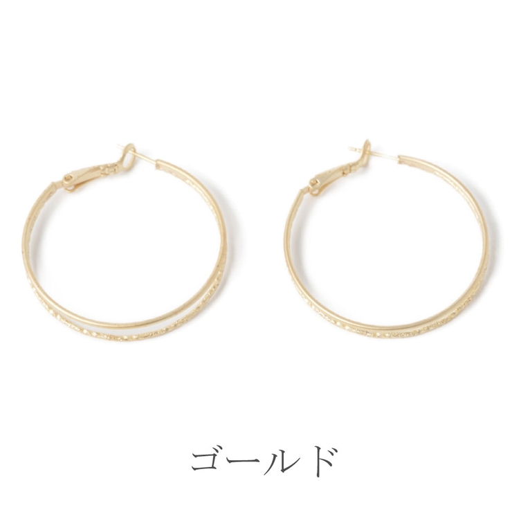 SALE フープピアス メタル | lunolumo | 詳細画像6 