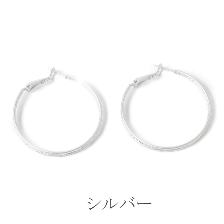 SALE フープピアス メタル | lunolumo | 詳細画像7 