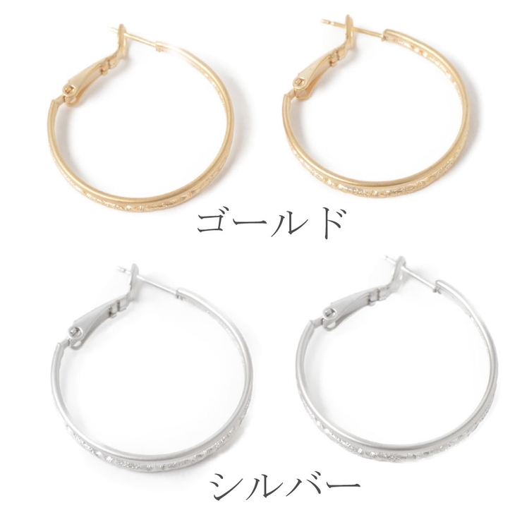 SALE フープピアス メタル | lunolumo | 詳細画像2 