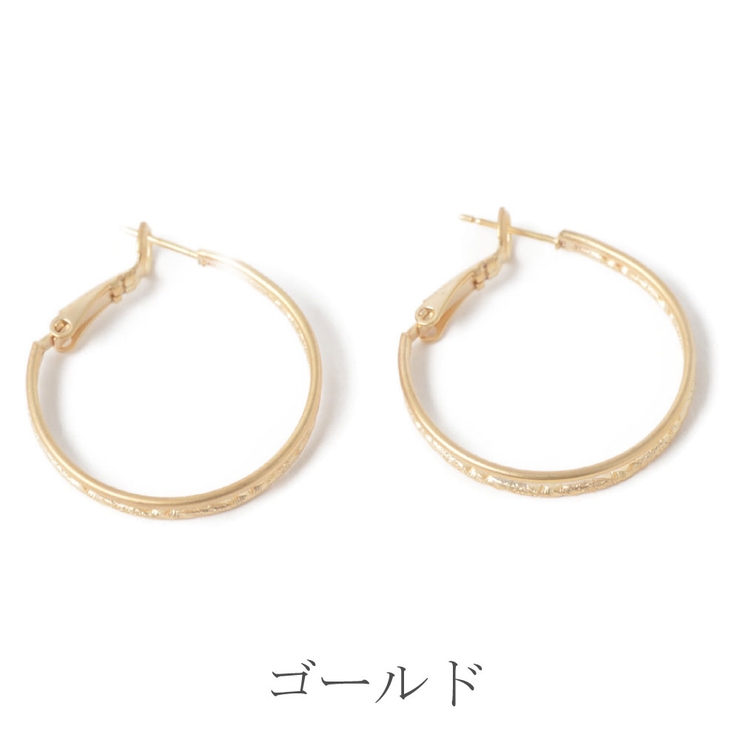 SALE フープピアス メタル | lunolumo | 詳細画像6 