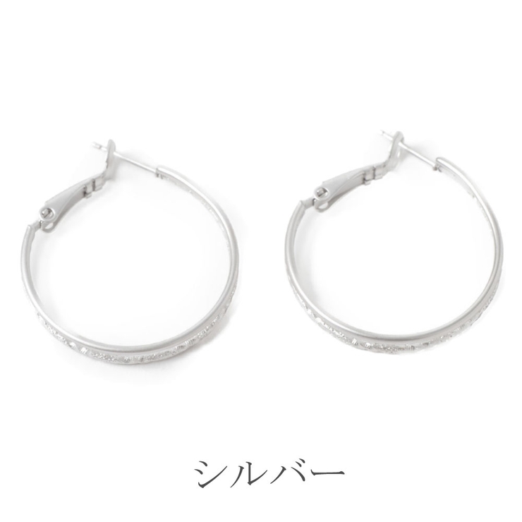 SALE フープピアス メタル | lunolumo | 詳細画像7 