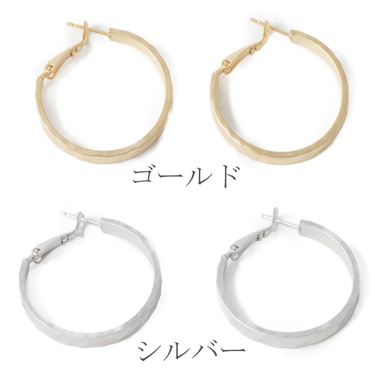 フープピアス メタル レディース | lunolumo | 詳細画像2 