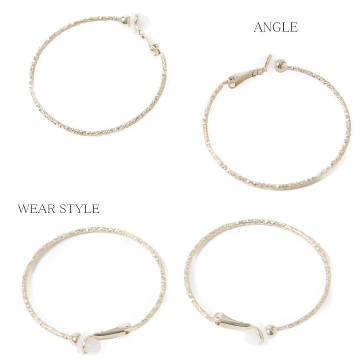 SALE フープイヤリング イヤリング | lunolumo | 詳細画像3 