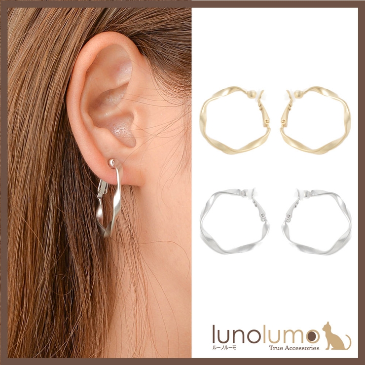 SALE フープイヤリング イヤリング | lunolumo | 詳細画像1 