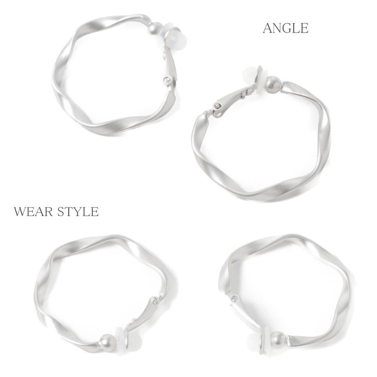 SALE フープイヤリング イヤリング | lunolumo | 詳細画像3 