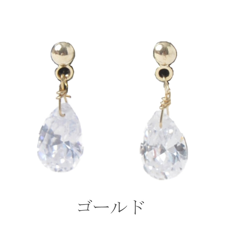 ピアス キュービックジルコニア レディース | lunolumo | 詳細画像7 