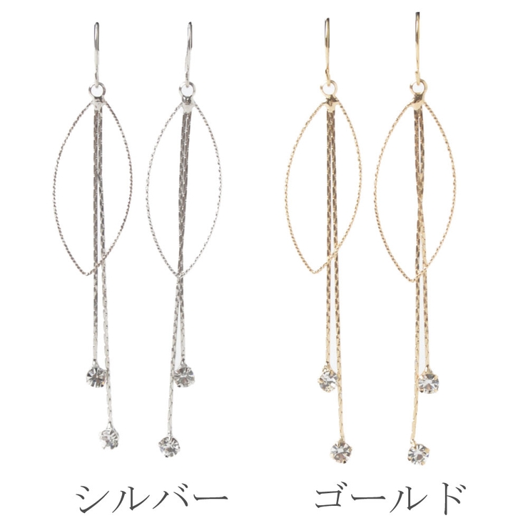 ピアス レディース ラインストーン | lunolumo | 詳細画像2 