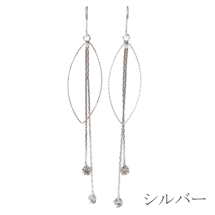 ピアス レディース ラインストーン | lunolumo | 詳細画像6 