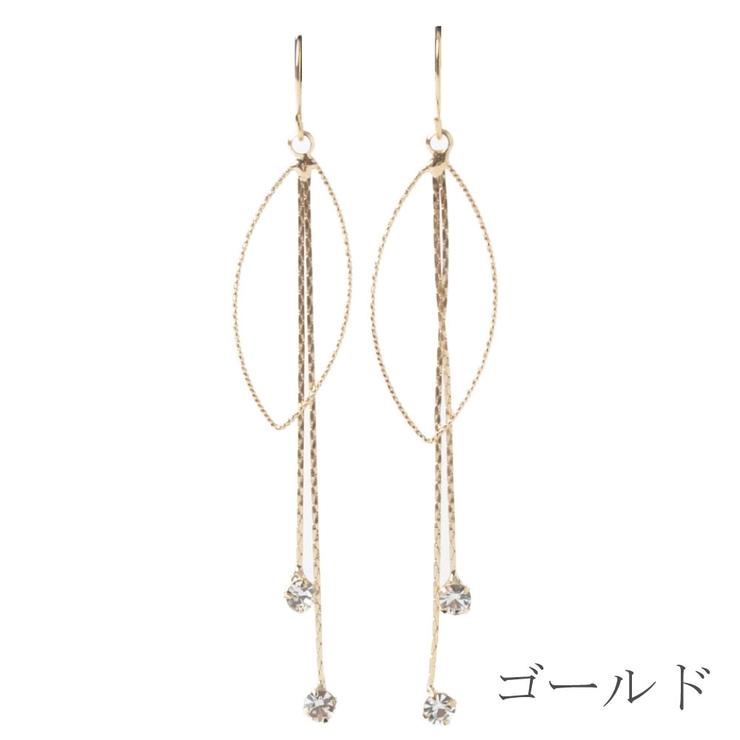 ピアス レディース ラインストーン | lunolumo | 詳細画像7 