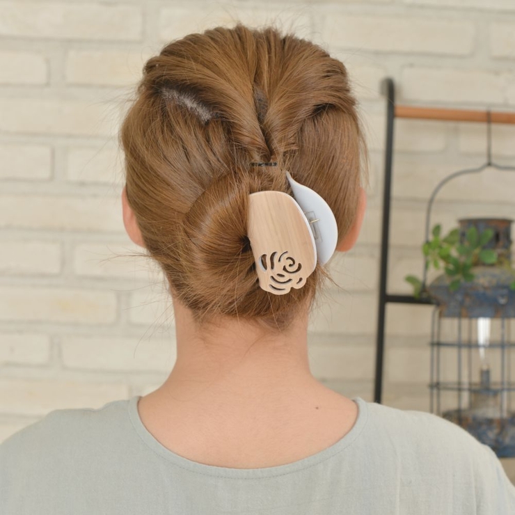 ヘアアクセサリー バンスクリップ ヘアクリップ | lunolumo | 詳細画像2 