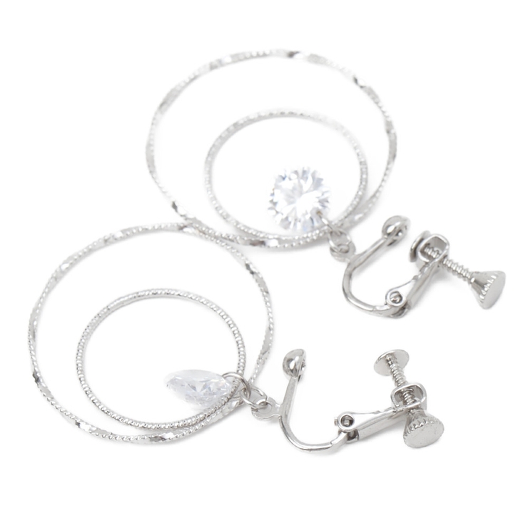 キュービックジルコニア イヤリング レディース | lunolumo | 詳細画像7 