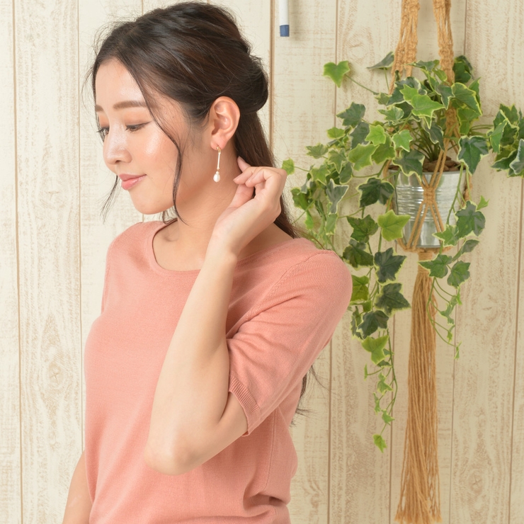 ピアス 淡水パール パール | lunolumo | 詳細画像2 