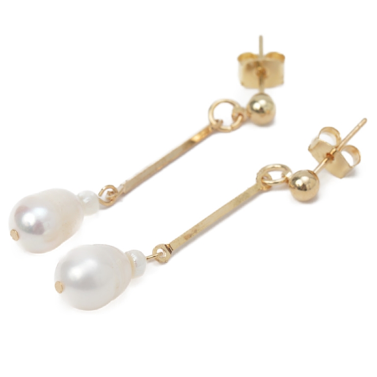 ピアス 淡水パール パール | lunolumo | 詳細画像5 