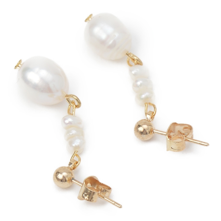 ピアス 淡水パール パール | lunolumo | 詳細画像6 