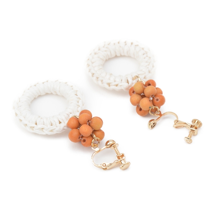 イヤリング レディース ウッド | lunolumo | 詳細画像6 