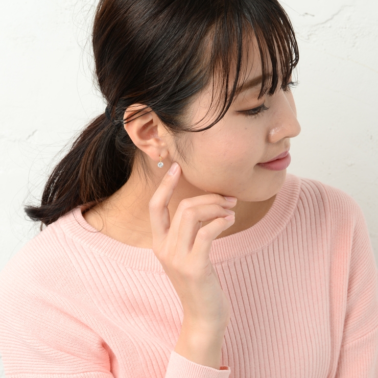 キュービックジルコニア ピアス レディース | lunolumo | 詳細画像2 