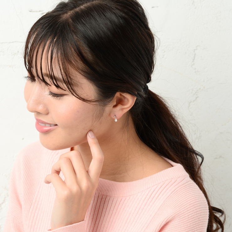 キュービックジルコニア ピアス レディース | lunolumo | 詳細画像2 