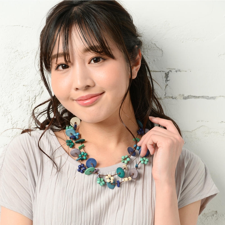 ネックレス ロングネックレス ウッド | lunolumo | 詳細画像3 