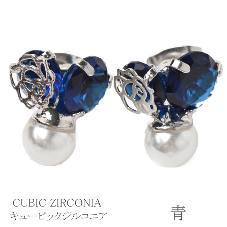 キュービックジルコニア ピアス レディース | lunolumo | 詳細画像5 