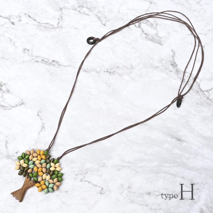 ネックレス レディース ウッド | lunolumo | 詳細画像11 