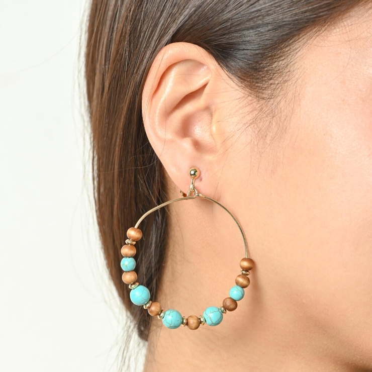 イヤリング レディース ターコイズ | lunolumo | 詳細画像3 