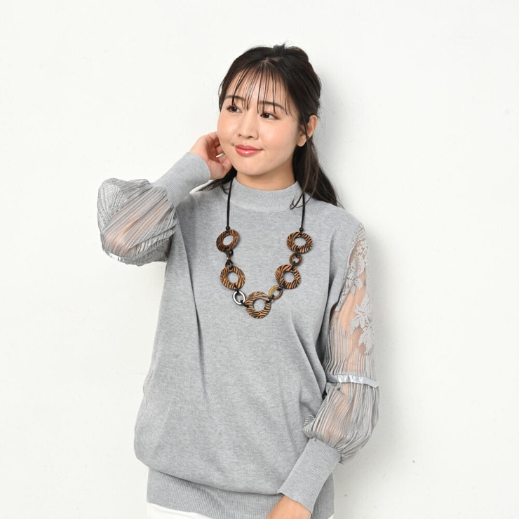 ネックレス レディース ウッド | lunolumo | 詳細画像2 