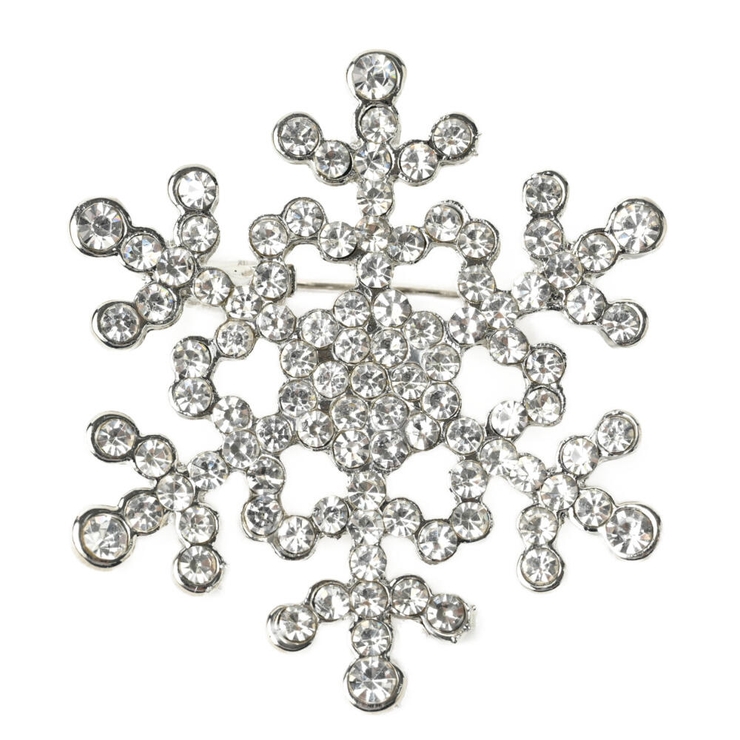 ブローチ 雪の結晶 雪 | lunolumo | 詳細画像4 