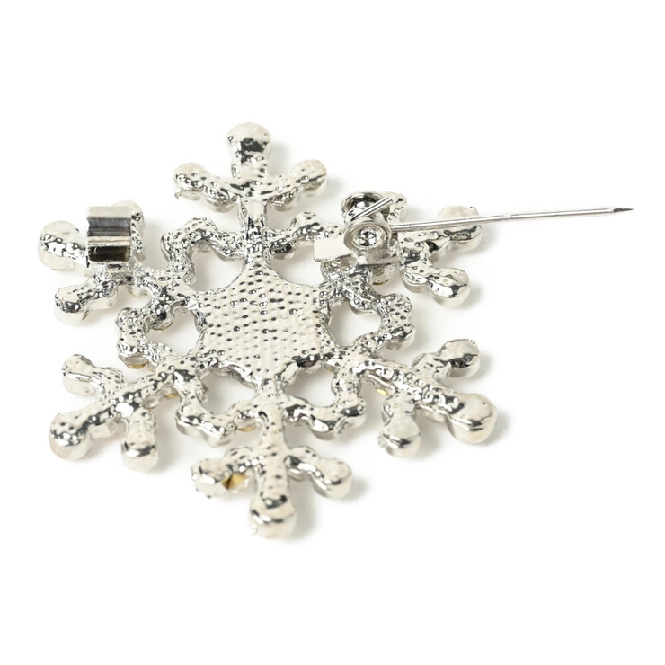 ブローチ 雪の結晶 雪 | lunolumo | 詳細画像6 